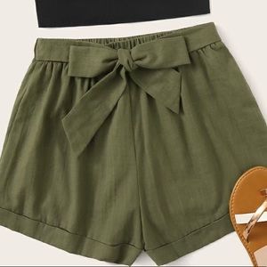 Green shorts